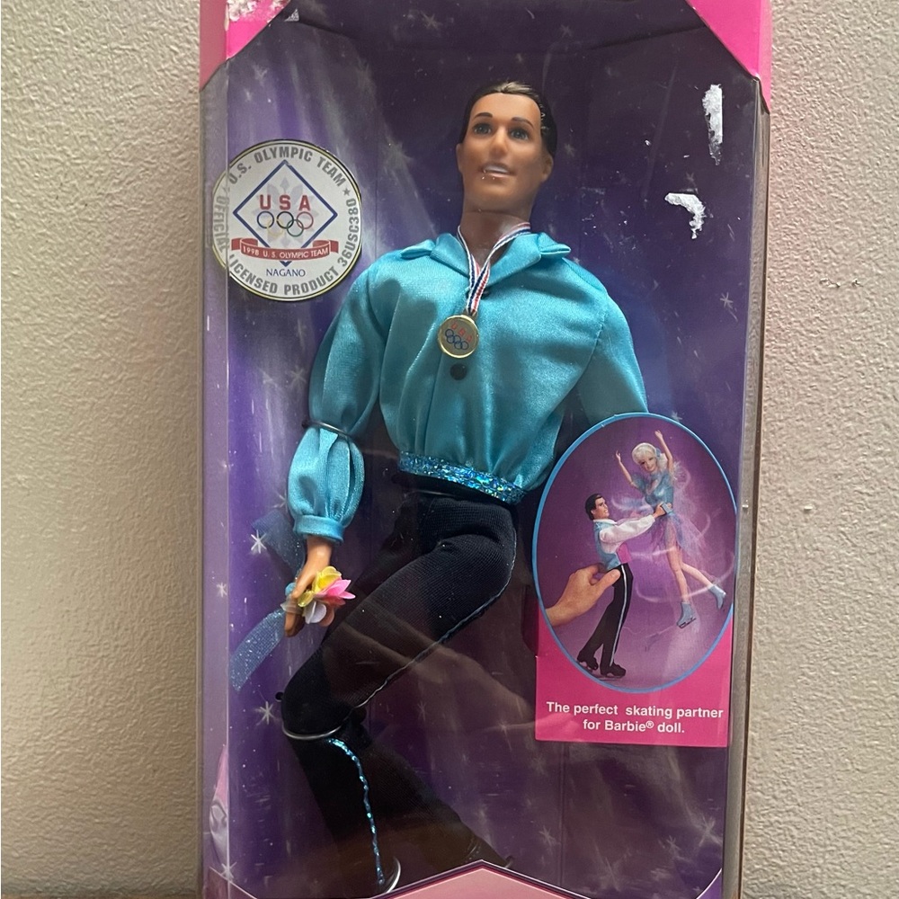 Olympic Skater Doll in Blue Outfit